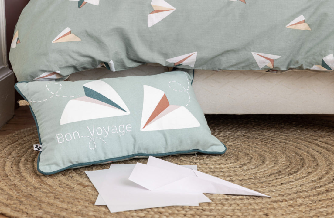 Coussin Petits papiers <envol toi>